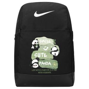 Nike Тканевый рюкзак обычный женский черный, Panda