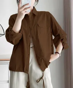 Рубашка из хлопка с отворотом Aimoha - Select -, цвет Coffee