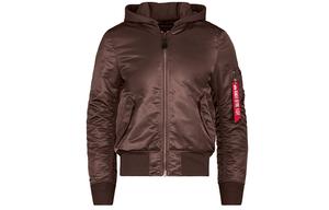 Унисекс куртка кофе Alpha Industries