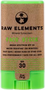Солнцезащитный карандаш для лица SPF 30 — 0,5 унции. Raw Elements