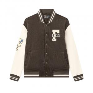 FILA Бейсбольная куртка мужская землянисто-коричневая, Earth Umber