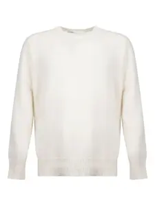 Свитер с эффектом потертости Amaranto, белый