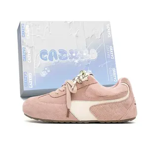 Низкие женские скейтерские кеды CAZXXO, Pink[High-Quality Upgraded-Box]