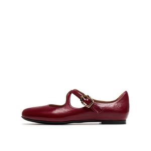 Joypeace Мокачи с мусом и ремешком на подъеме женские бордовые [с подарками], цвет Burgundy [Includes Giveaways]