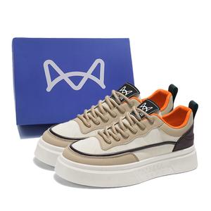 MIIOW Антискользящие износостойкие низкие скейтерские кроссовки мужские Box - Хаки, цвет Khaki[Box]