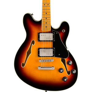 Электрогитара Squier Classic Vibe Starcaster Maple, с накладкой на гриф, 3 цвета, Sunburst