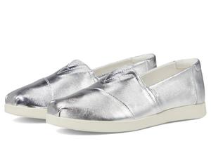 Балетки TOMS Alpargata Plus, серебряный
