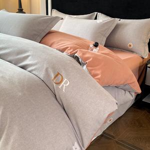 Antarctic Пододеяльник 200х230 см из чистого хлопка, утепленный фланелевый, цвет 蒂娜【暖感磨毛工艺】