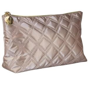 Стеганая косметичка Inter Vion Gold & Black с золотым отделением Inter-vion