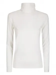 Топ Dolcevita с высоким воротником и длинными рукавами Hira, белый