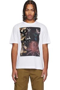 Футболка с принтом Dries Van Noten, белый