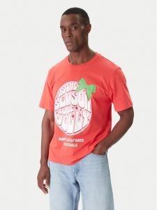 Футболка relaxed fit Holiday Cartoon 12287550 Jack & Jones, красный