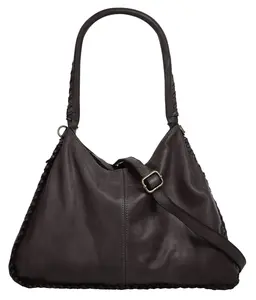 Шоппер Samantha Look, натуральная кожа, производство Италия, коричневый