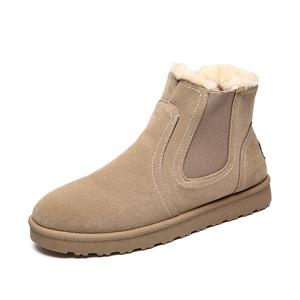 Ботинки Warm Wear Resistant Cushioning Height Increasing Slip Resistant Coverage Balance Short Snow Boots Unisex CariteSport, хаки