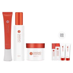 Сыворотки, тонеры, лосьоны и кремы, кремы для глаз наборы для комбинированной кожи увлажняющие, питательные и гидратирующие SANSHO