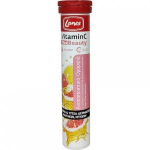 Lanes Vitamin C Plus Beauty Pink Lemonade 500 мг - 20 шипучих таблеток Lane’S