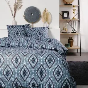 Комплект постельного белья Romb 220 x 240 см, синий, 3 предмета TODAY