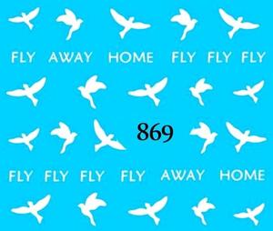 Водные наклейки для ногтей - №869, Raisin