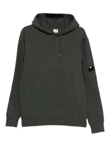 Худи с карманом C.P. Company, зеленый