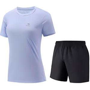 Повседневный костюм женский с круглым вырезом Moderate CAMEL, clothing sets (stork синий/черный)