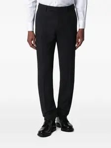 Приталенный однобортный костюм Lardini, синий