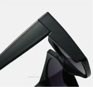 Ретро квадратные солнцезащитные очки для женщин и мужчин, модные винтажные большие очки-пилот, защита от УФ-излучения UV400, женские очки 5693 Melrose, White