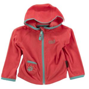 JACK WOLFSKIN Куртка флисовая Mini Nanuk 100, свитер розового цвета 80