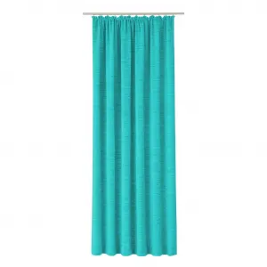 Штора B-Holmsund с тесьмой для сборки, 1 шт. Wirth, бирюзовый