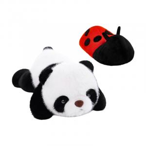 Мягкая игрушка плюшевая кукла коллекционная панда щенок мультяшный милый 33см/40см/50см высота Tak Bebe, черный