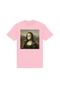 Футболка apoh london с принтом «мона лиза» и пузырьками Henry Tiger, Light Pink