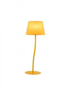 Настольная лампа (Ш) 20 x (Д) 20 x (В) 37 см желтого цвета Licht-Erlebnisse