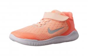 Детские кроссовки Nike Free RN для дошкольников Оранжевый Белый