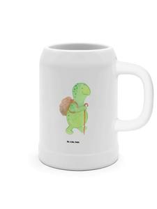 Пивная кружка черепаха-турист без слов в белом цвете Mr. & Mrs. Panda