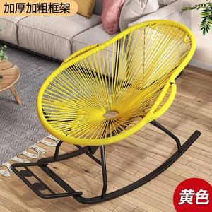 Fantasy Кресло-качалка xiaoyao, модель large bird's nest, желтое, усиленная версия