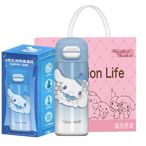 Хелло Китти двойная термочашка 530 мл Sanrio, красный/темно-синий