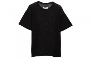 Футболка женская черная Mm6 Maison Margiela