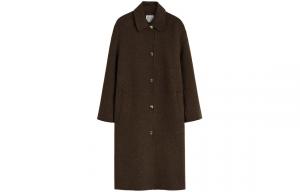 TOTEME Однобортное пальто, Chocolates Mixed Color