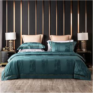 Generic Комплект постельного белья из египетского хлопка с жаккардовым покрывалом