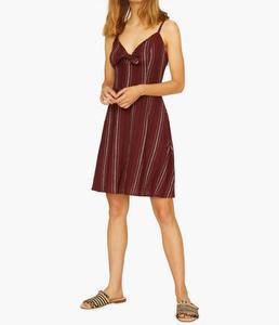 Платье-галстук Take Away в полоску с рисунком хны Sanctuary, цвет henna multi stripe