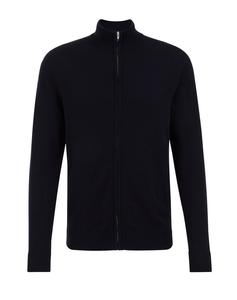 Вязаный кардиган WE Fashion, темно-синий