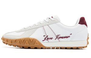 QIAODAN Повседневные низкие мужские кроссовки Jordan белого/красно-красного цвета