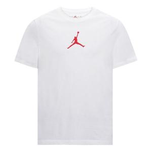 Футболка мужские jumpman повседневные с круглым вырезом короткий рукав спортивные Air Jordan, белый