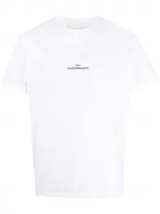 Футболка с логотипом Maison Margiela, белый