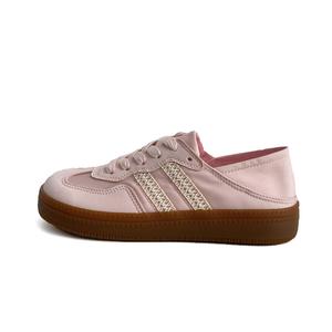 Низкие повседневные кроссовки для женщин City camel, розовый