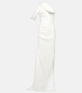 Платье darkness на одно плечо Maticevski, белый