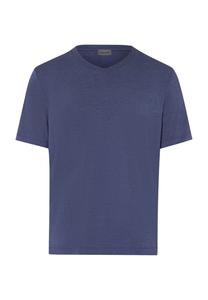 Повседневная мужская футболка с V-образным вырезом HANRO, цвет Slate Blue Melange