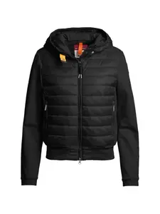 Стеганая куртка Caelie с капюшоном Parajumpers, черный