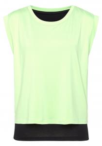 Топ Lascana Active, цвет Neon Green