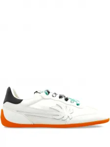 Кроссовки на шнуровке с пальмами Palm Angels, белый