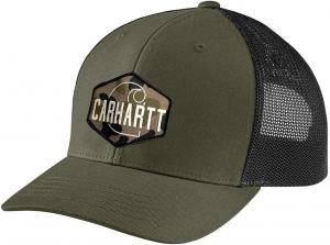 Carhartt мужская кепка Buffalo Sandstone Meshback, Camo/Black